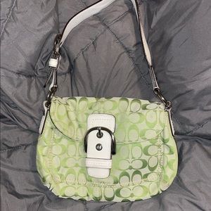 vintage signature coach purse/bag